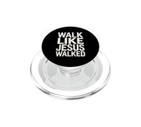 Cammina come Gesù camminava fede devoto religioso cristiano PopSockets PopGrip per MagSafe