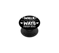 Cammina nei Suoi Sentieri - Salmo 119 PopSockets PopGrip Adesivo