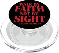 Cammina per fede, non per vista Citazione cristiana La Bibbia PopSockets PopGrip per MagSafe
