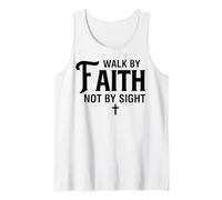 Cammina per Fede Uomini e Donne cristiani grati grati Canotta