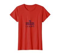 Cammina per porre fine al Supporto per Eventi di beneficenza per la consapevolezza dell'Alzheimer Maglietta, Donna, Rosso, XL