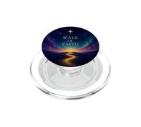 Camminare nella fede Cristiano Inspirational Croce Credere Fiducia PopSockets PopGrip per MagSafe