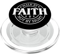 camminare per fede non di vista Dio cristiano uomini donne cristo PopSockets PopGrip per MagSafe