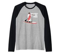 Camminare sull'acqua? Nah. I Paddle Funny Stand-Up Paddle Maglia con Maniche Raglan
