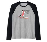 Camminare sull'acqua? Nah. I Paddle Funny Stand-Up Paddle Maglia con Maniche Raglan