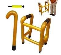 Camminatore Gonfiabile E Anziani - Camminatore Gonfiato Decorazione Scherzo per Padre Moglie Senior Halloween Festa Vecchio Bambini a Tema