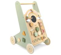 Camminatore in legno con elementi di gioco
