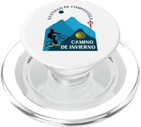 Cammino de Invierno Bicicletta Uomo Santiago de Compostela 2026 PopSockets PopGrip per MagSafe