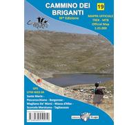 Cammino dei briganti. Comuni di Sante Marie, Tagliacozzo, Borgorose, Magliano de' Marsi, Pescorocchiano, Scurcola Marsicana. Mappa ufficiale 1:25 000