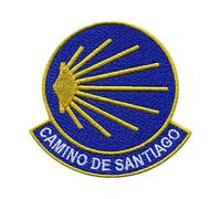 Cammino di San Giacomo - Camino de Santiago - Retro autoadesivo - Toppa ricamata/emblema