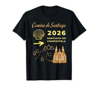 Cammino di Santiago Cattedrale Compostela 2026 Maglietta