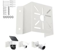 cammount Staffa angolare da parete esterna in metallo solido per sistemi di sorveglianza, supporto angolare per telecamere di sicurezza installazione per raggiungere un angolo di visione più ampio