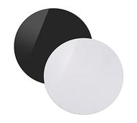 Camnoon 2PCS 30X30cm Rotondo Acrilico Foglio Riflessione Board Fotografia Sfondo Tavole per Prodotto Gioielli Orologi Still Life Photography