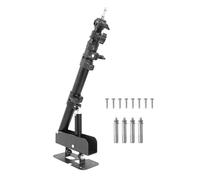 Camnoon Supporto per lampada da parete in metallo, braccio triangolare per fotografia, luce stroboscopica, monoluce, softbox, riflettore, luce ad anello, regolabile a 180°, max. Lunghezza 100cm