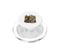 Camo Bandiera degli Stati Uniti Alce Anatra Pesce - Cacciatore Patriottico Cervo Caccia PopSockets PopGrip per MagSafe