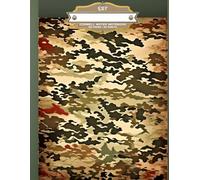 CAMO CAMOFLOUGE MILITARY FABRIC * CORNELL NOTES SYSTEM COLLEGE COURSE NOTEBOOK+BONUS: Address/CellPhone Contact-Fraternity Sorority Men Women Journal ... Homeschool High School Ivy League University