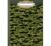 CAMO CAMOFLOUGE MILITARY FABRIC * CORNELL NOTES SYSTEM COLLEGE COURSE NOTEBOOK+BONUS: Address/CellPhone Contact-Fraternity Sorority Men Women Journal ... Homeschool High School Ivy League University