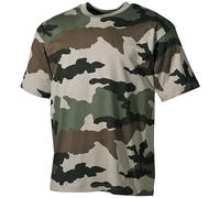 Camo Militare T-Shirt Army Combat Hombres Top 100% Tee Cotone Cce Francese Camou
