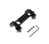 Camoflux 90MM Lunghezza per MP5 G3 da 20MM a 20MM P/W Rail Laser Scope Aumento Altezza Montaggio Griglia Clip Braccio