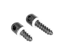 Camoflux Supporto A Denti in Legno E Acciaio Vite Fibbia di Cinghia QD Piatta A Farfalla Fissaggio Bipiede Set di Due Pezzi