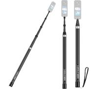 CAMOLOGEEK 3,0 m Bastone per Selfie Invisibile in Fibra di Carbonio con Montaggio 1/4"-20, per GoPro Hero 13 12 11 10 9 8, DJI Osmo 360, Action 5 Pro 4 3, Insta360 X5 X4 X3