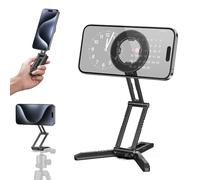 CAMOLOGEEK MG-03 Pro Supporto Magnetico in Alluminio con Treppiede 1/4" Arca-Swiss, Ideale per Palestra e Viaggi, Supporto Magnetico per iPhone 16 15 14 13 12 Pro Max Plus