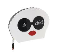 Camomilla Astuccio per il trucco, valigetta per il trucco, trousse per il trucco, Astuccio Be Chic L - Bianco, Taglia unica, Contemporaneo