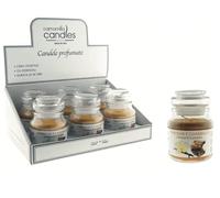 Camomilla - Candles Candela Profumata a forma di Giara in vetro, profumazione per ambienti, fragranza Rosso Imperiale, 130 gr