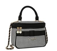 Camomilla Milano Beauty Case Donna, Bauletto Trucchi, Similpelle, Collezione Poulette, Colore Nero