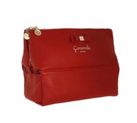 Camomilla Milano Beauty Case Donna, Beauty Case da Viaggio, Similpelle, Collezione Camille, Colore Rosso