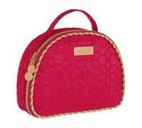 Camomilla Milano Beauty Case Donna, Vanity bag, Collezione Jardin d'Hiver, Colore Fucsia