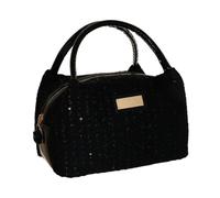 Camomilla Milano Beauty case Donna, Vanity Trucco, Collezione Tweed Couture, Colore Nero