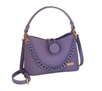 Camomilla Milano Borsa a Mano Donna, con Tracolla, Similpelle, Collezione Claire, Colore Lilla