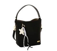 Camomilla Milano Borsa a Secchiello Donna, con Tracolla, Similpelle, Collezione Ice Lolly, Colore Nero