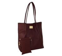 Camomilla Milano Borsa a Spalla Donna, con Portacellulare, Similpelle, Collezione Daily Tote Bag, Colore Bordeaux