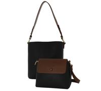 Camomilla Milano Borsa a Spalla Donna, Similpelle, Collezione Bree, Misura M, Colore Nero