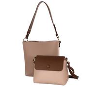 Camomilla Milano Borsa a Spalla Donna, Similpelle, Collezione Bree, Misura M, Colore Rosa