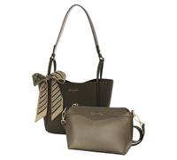 Camomilla Milano Borsa a Spalla Donna, Similpelle, Collezione Nancy, Colore Tortora