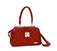 Camomilla Milano Borsa a Tracolla Donna, Similpelle, Collezione Kate, Colore Rosso