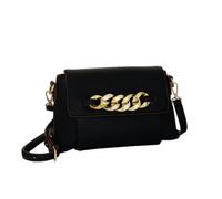 Camomilla Milano Borsa a Tracolla Donna, Similpelle, Collezione Pinky, Colore Nero