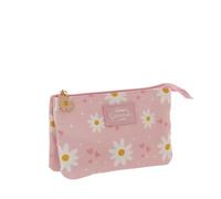 Camomilla Milano Busta Make-up Donna, Tessuto, Collezione Daisy Love, Colore Rosa