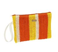 Camomilla Milano Busta Mare Donna, Pochette, Collezione Crochet, Misura L, Colore Arancione