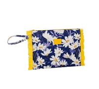 Camomilla Milano Busta Mare Donna, Pochette, Misura L, Fantasia Margherita, Colore Blu