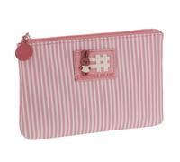 Camomilla Milano Busta Piatta Make-up Donna, Collezione Joy, Misura M, Colore Rosa