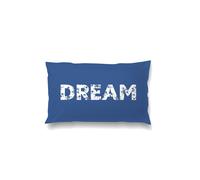 Camomilla Milano Home Cuscino arredo Fiorellini Blu in raso di cotone