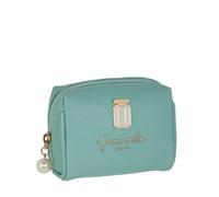 Camomilla Milano Necessaire Trucco Donna, Collezione Madame, Misura S, Colore Azzurro