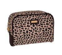 Camomilla Milano Necessaire Trucco Donna, Pochette Trucco, Collezione Safari Glam, Misura L, Colore Rosa
