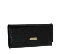 Camomilla Milano Portafoglio Donna, con Patta, Similpelle, Collezione Isabel, Misura L, Colore Nero