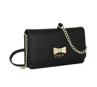 Camomilla Milano Portafoglio Donna, con Tracolla, Similpelle, Collezione Nice Office, Colore Nero