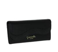 Camomilla Milano Portafoglio Donna, Similpelle, Collezione Emma, Misura L, Colore Nero